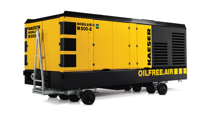 M500-2 portable oil-free air compressor