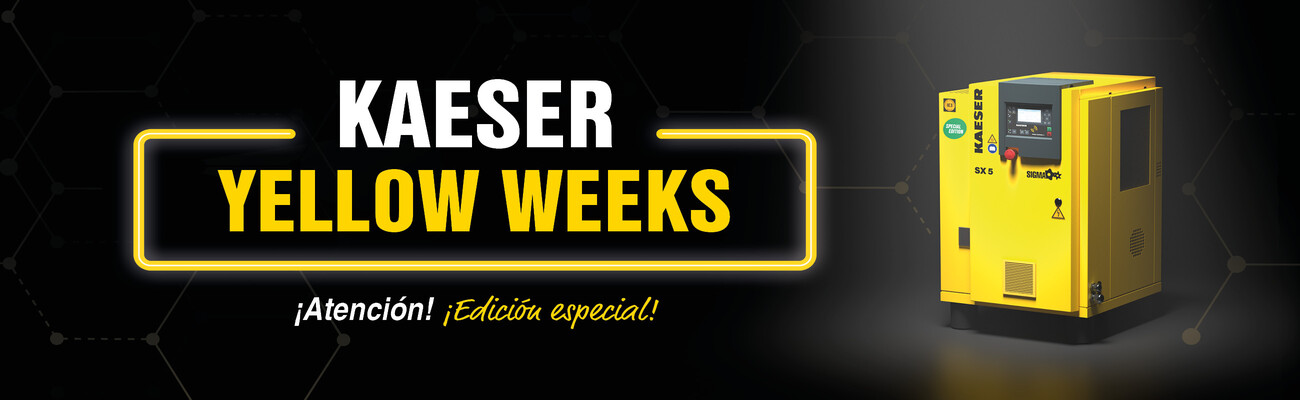 KAESER YELLOW WEEKS: ¡No deje pasar la Edición Especial con descuento por eficiencia!