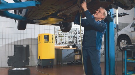 Compresor de aire serie AIRTOWER para taller de reparaciones de automóviles